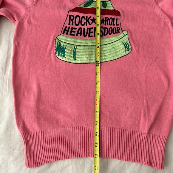 Rodeo crowns V neck tops and bottom pink set of 2 - Picture 3 of 5